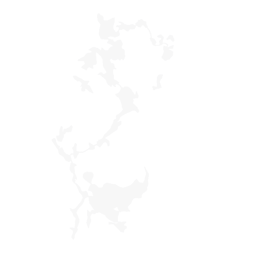 Mapa wielkich jezior mazurskich gdzie organizujemy obozy żeglarskie dla młodzieży w kolorze białym