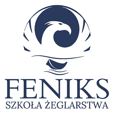 Logo szkoły żeglarstwa Feniks organizującej najlepsze obozy żeglarskie na Mazurach